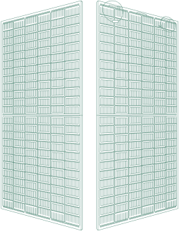 Solar module 144 cells M6 MBB