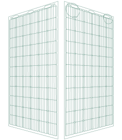 Solar module 66 cells M2+