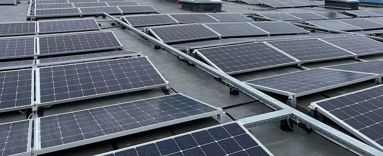 First Solar Power Plant for Voronezh airport in Russia